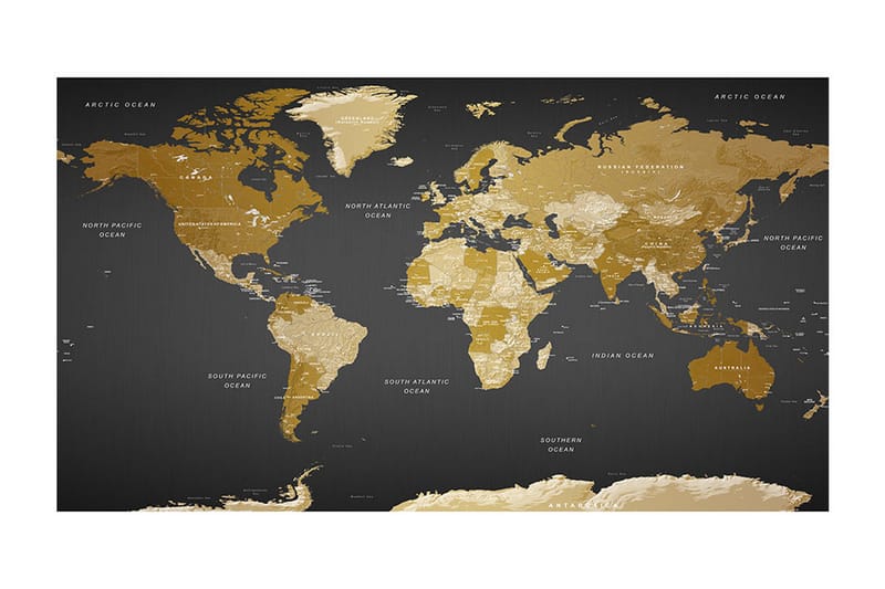 Fototapet XXL World Map Modern Geography II 500x280 - Artgeist sp. z o. o. - Tapeter vardagsrum - Fototapet - Kökstapeter - Tapeter sovrum & sovrumstapet