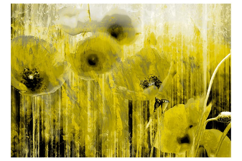 Fototapet Yellow Madness 300x210 - Artgeist sp. z o. o. - Tapeter vardagsrum - Fototapet - Kökstapeter - Tapeter sovrum & sovrumstapet