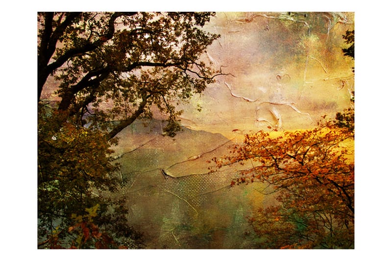 Fototapet Painted Autumn 300x231 - Artgeist sp. z o. o. - Tapeter vardagsrum - Tapeter sovrum & sovrumstapet - Kökstapeter - Fototapet