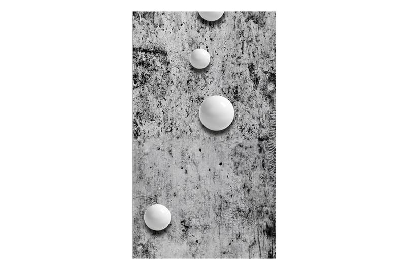 Fototapet Pearls On Concrete 50x1000 - Artgeist sp. z o. o. - Tapeter vardagsrum - Fototapet - Kökstapeter - Tapeter sovrum & sovrumstapet