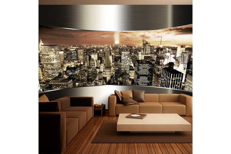 Fototapet Panorama Of New York City 200x140 - Artgeist sp. z o. o. - Tapeter vardagsrum - Fototapet - Kökstapeter - Tapeter sovrum & sovrumstapet