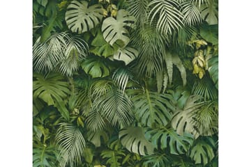 Jungle Tapet Grönery Ovävd Grön