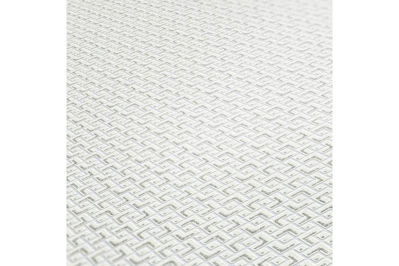 3D Tapet Attractive Ovävd Vit - AS Creation - Inredning - Tapet - Mönstrad tapet