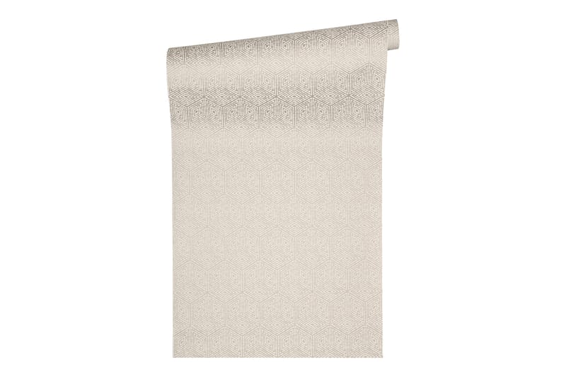3D Tapet Di Seta Ovävd Beige - AS Creation - Inredning - Tapet - Mönstrad tapet