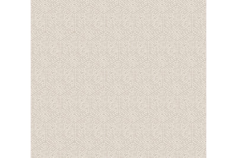 3D Tapet Di Seta Ovävd Beige - AS Creation - Inredning - Tapet - Mönstrad tapet
