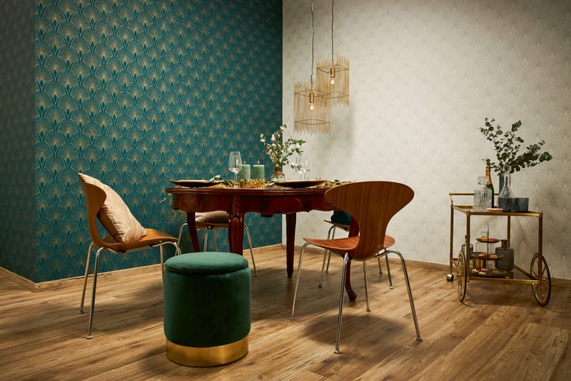 Art deco Tapet New Walls 50's Glam Ovävd - AS Creation - Inredning - Tapet - Mönstrad tapet