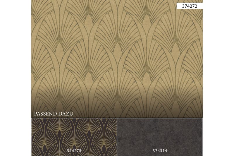 Art deco Tapet New Walls 50's Glam Ovävd - AS Creation - Inredning - Tapet - Mönstrad tapet