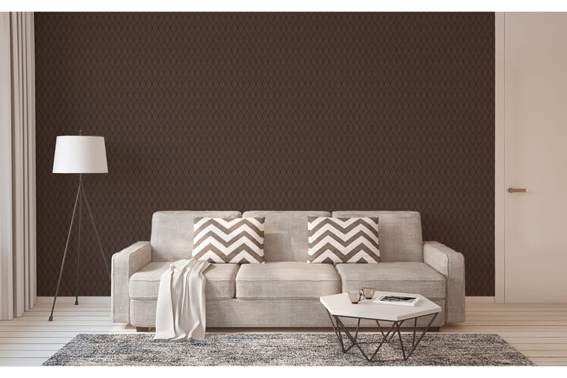 Art deco Tapet Pop Style Ovävd Koppar - AS Creation - Inredning - Tapet - Mönstrad tapet