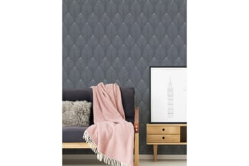 Art deco Tapet Pop Style Ovävd Svart - AS Creation - Inredning - Tapet - Mönstrad tapet