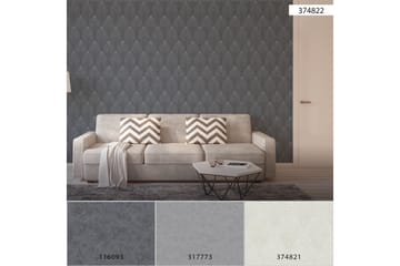 Art deco Tapet Pop Style Ovävd Svart - AS Creation - Inredning - Tapet - Mönstrad tapet