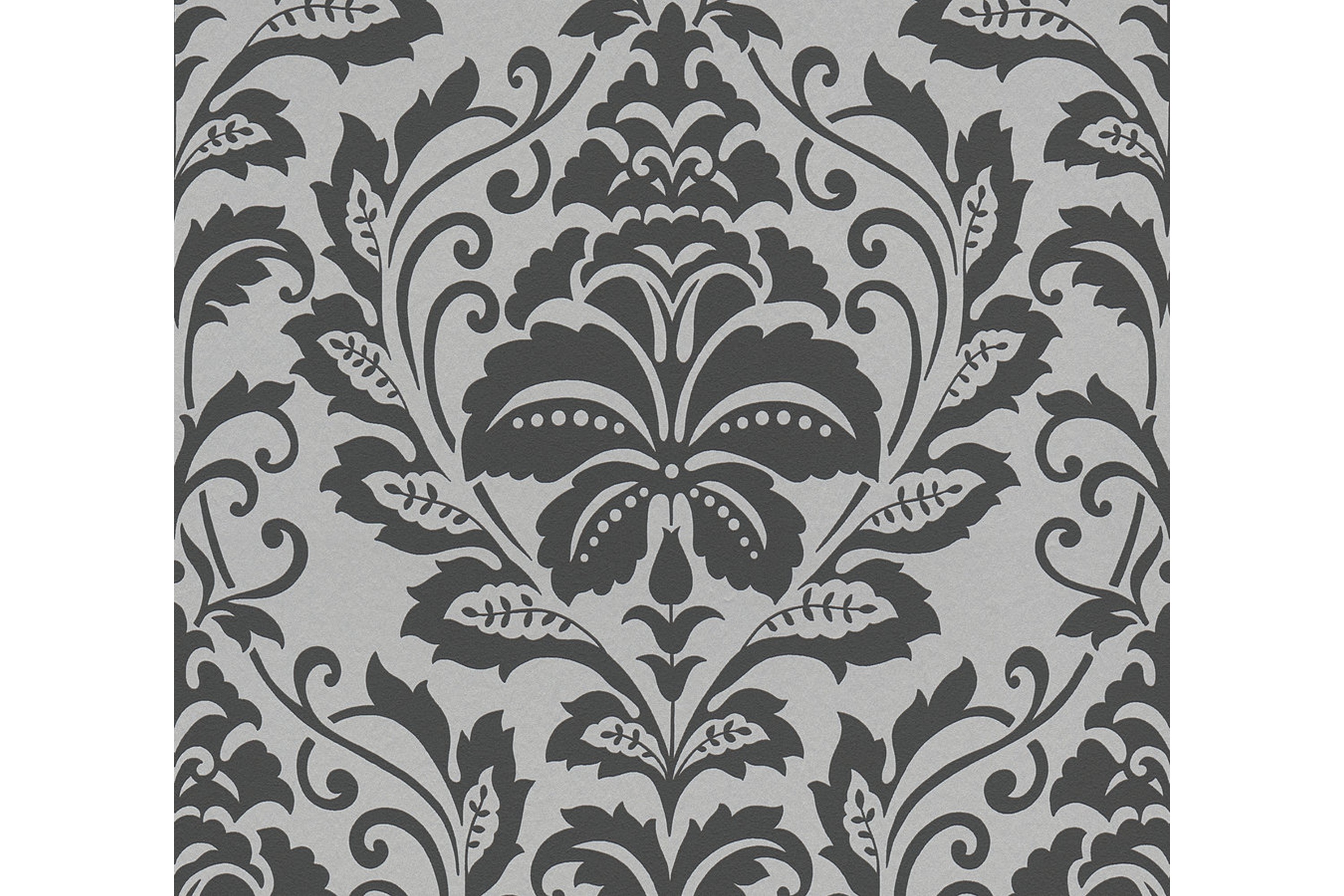Barock Tapet Attractive Ovävd Silver AS Creation