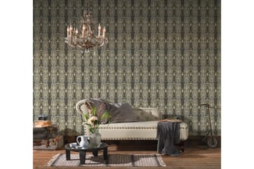 Barock Tapet Château Ovävd Guld Svart - AS Creation - Inredning - Tapet - Mönstrad tapet