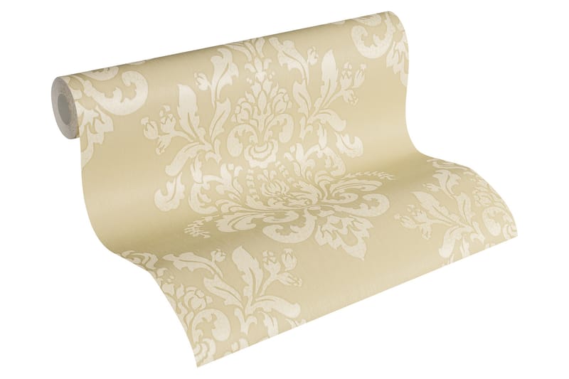 Barock Tapet Hermitage Ovävd Beige Guld - AS Creation - Inredning - Tapet - Mönstrad tapet