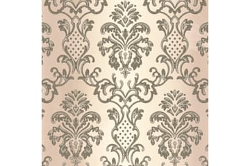Barock Tapet Hermitage Ovävd Cream Svart - AS Creation - Inredning - Tapet - Mönstrad tapet