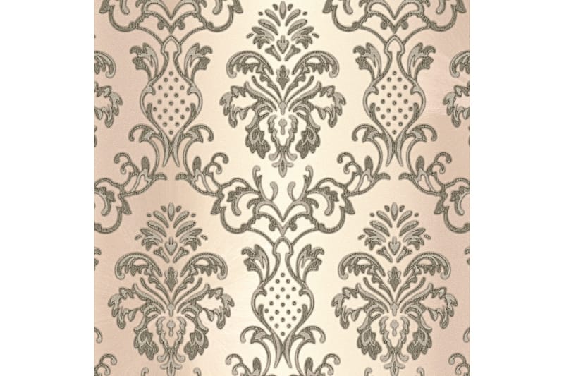 Barock Tapet Hermitage Ovävd Cream Svart - AS Creation - Inredning - Tapet - Mönstrad tapet