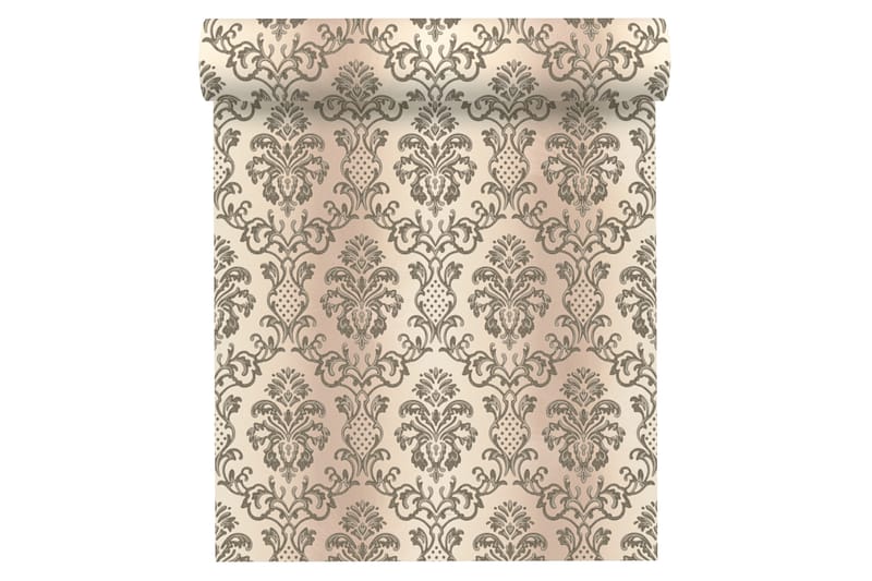 Barock Tapet Hermitage Ovävd Cream Svart - AS Creation - Inredning - Tapet - Mönstrad tapet