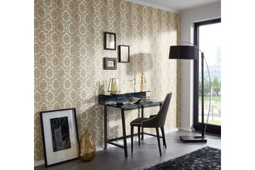 Barock Tapet Hermitage Ovävd Cream Svart - AS Creation - Inredning - Tapet - Mönstrad tapet
