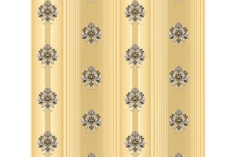 Barock Tapet Hermitage Ovävd Guld Svart - AS Creation - Inredning - Tapet - Mönstrad tapet