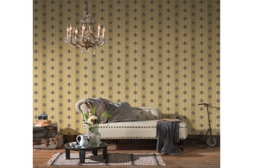 Barock Tapet Hermitage Ovävd Guld Svart - AS Creation - Inredning - Tapet - Mönstrad tapet