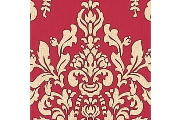 Barock Tapet Hermitage Ovävd Röd Guld - AS Creation - Inredning - Tapet - Mönstrad tapet