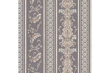 Barock Tapet Hermitage Ovävd Silver Grå - AS Creation - Inredning - Tapet - Mönstrad tapet