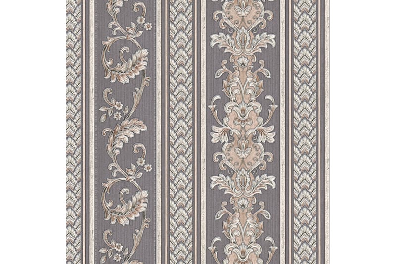 Barock Tapet Hermitage Ovävd Silver Grå - AS Creation - Inredning - Tapet - Mönstrad tapet