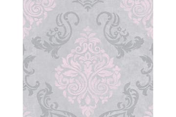 Barock Tapet Memory Ovävd Rosa Grå - AS Creation - Inredning - Tapet - Mönstrad tapet
