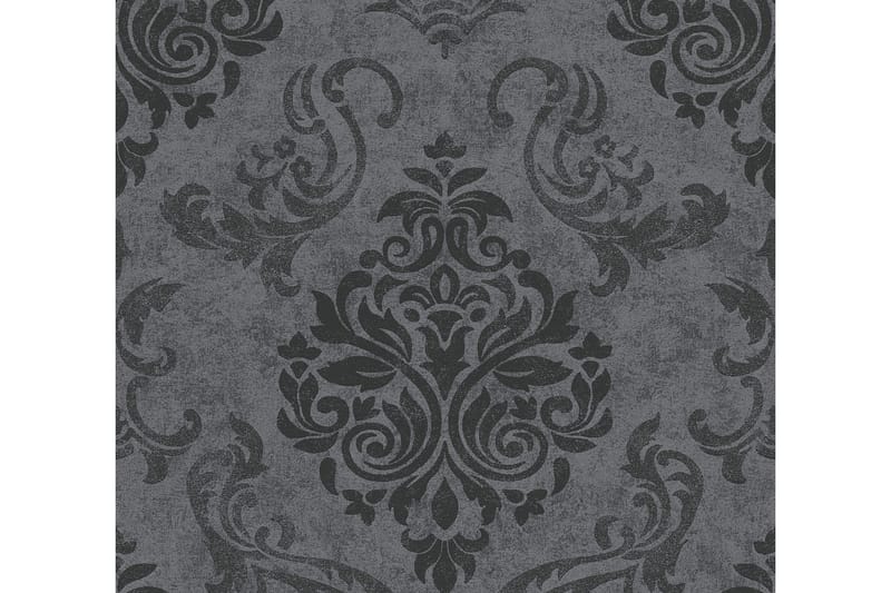 Barock Tapet Memory Ovävd Svart Silver - AS Creation - Inredning - Tapet - Mönstrad tapet