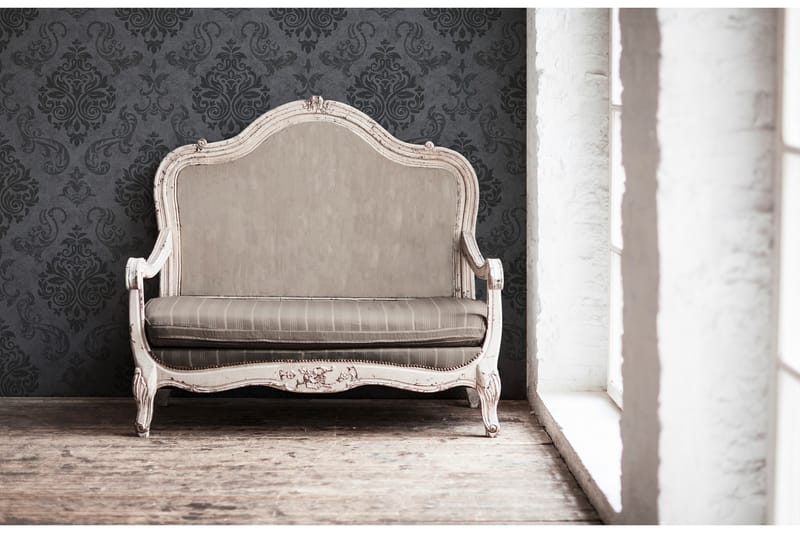 Barock Tapet Memory Ovävd Svart Silver - AS Creation - Inredning - Tapet - Mönstrad tapet
