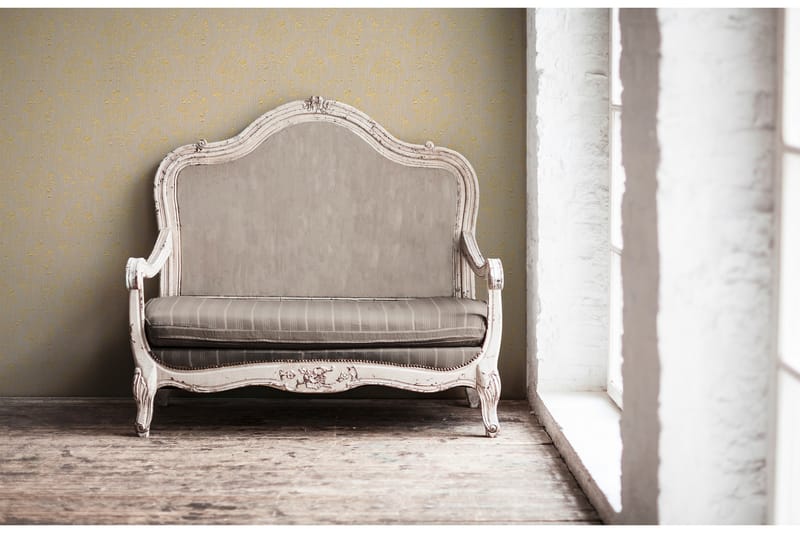 Barock Tapet Metallic Silk Ovävd Beige - AS Creation - Inredning - Tapet - Mönstrad tapet