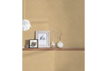 Barock Tapet Metallic Silk Ovävd Guld - AS Creation - Inredning - Tapet - Mönstrad tapet