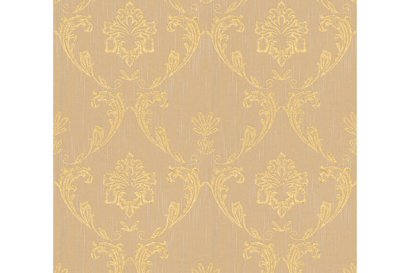 Barock Tapet Metallic Silk Ovävd Guld - AS Creation - Mönstrad tapet - Tapeter vardagsrum - Kökstapeter - Tapeter sovrum & sovrumstapet