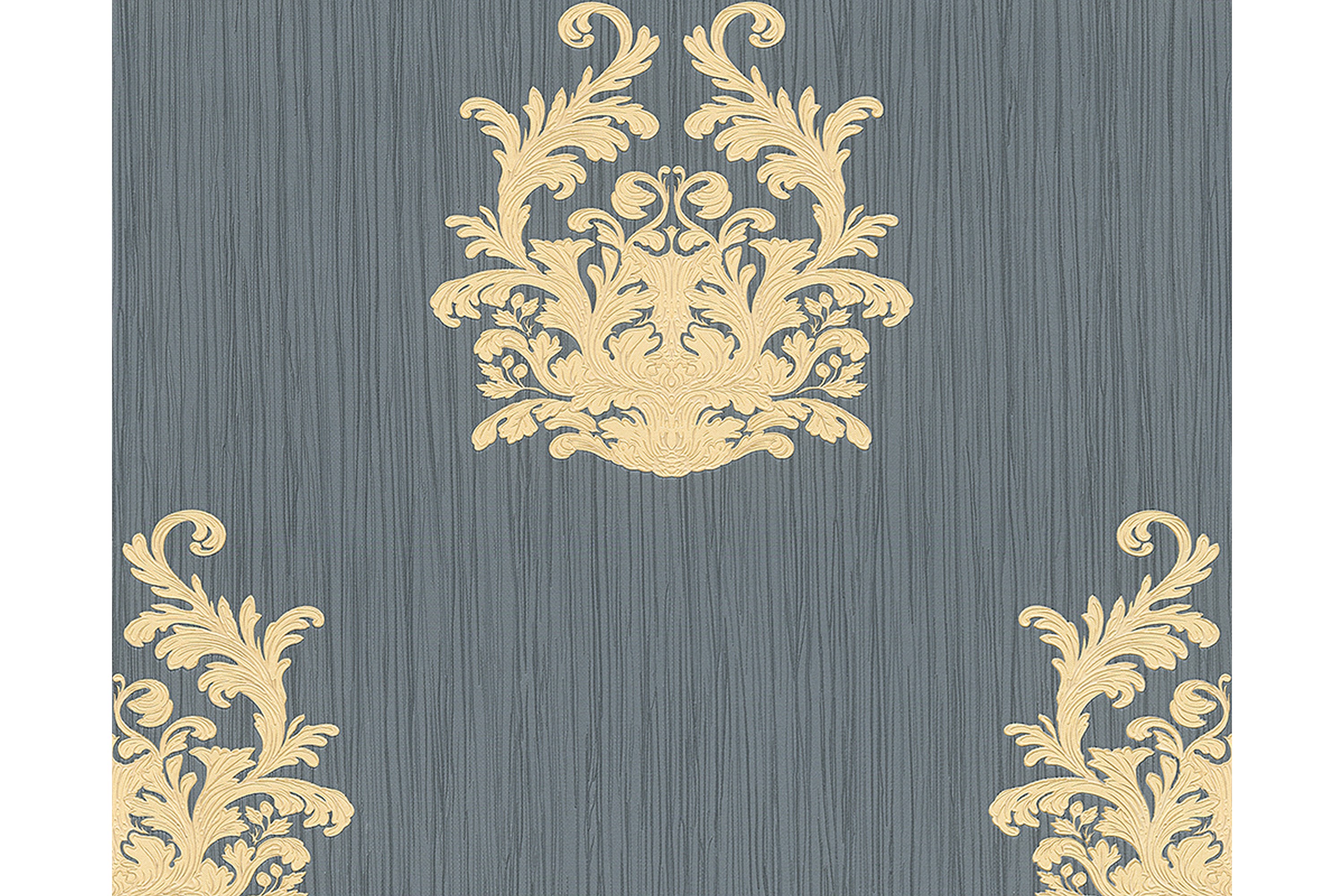 Barock Tapet Nobile Ovävd BlåGuld AS Creation
