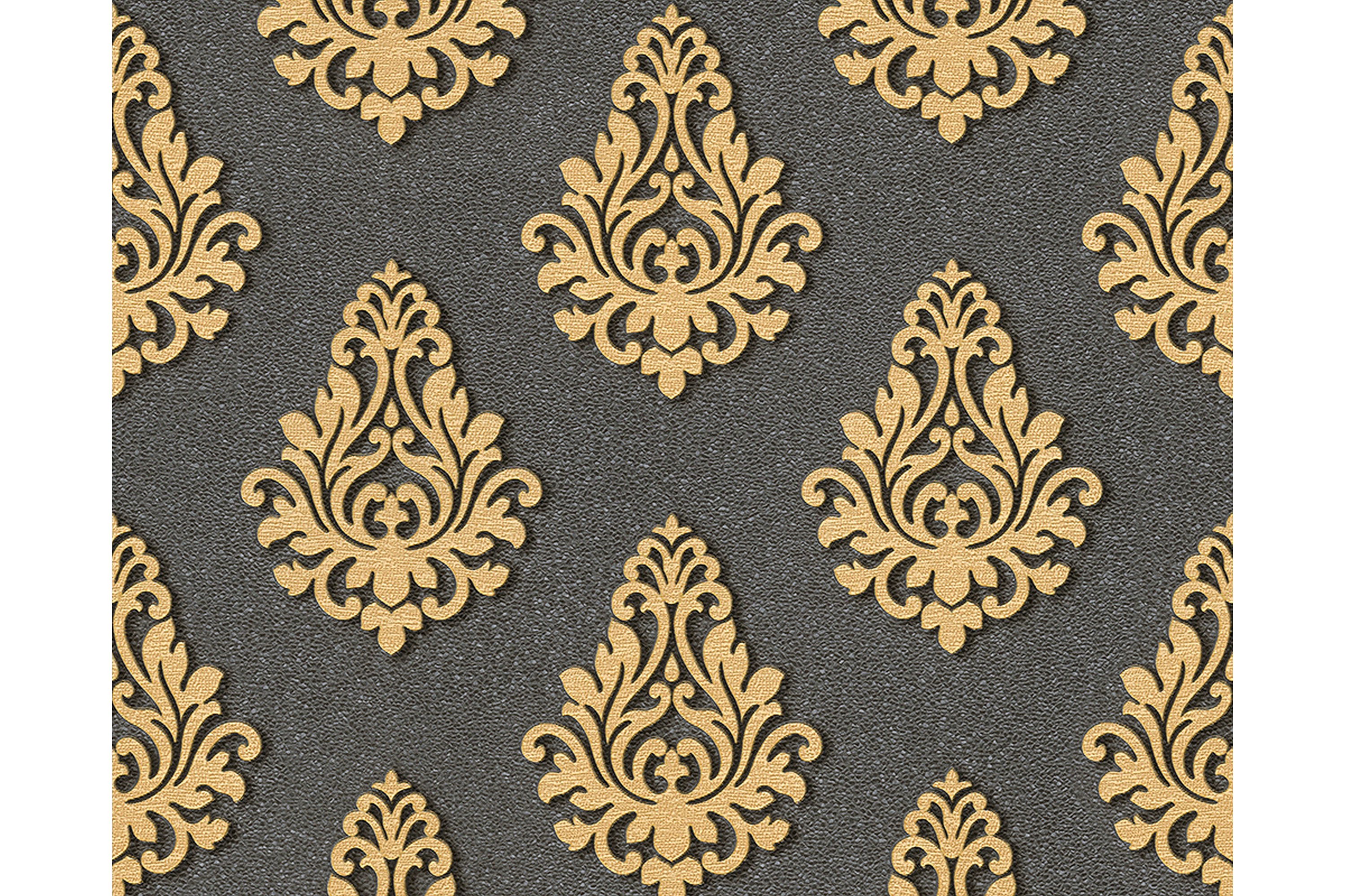 Barock Tapet Nobile Ovävd GråGuld AS Creation