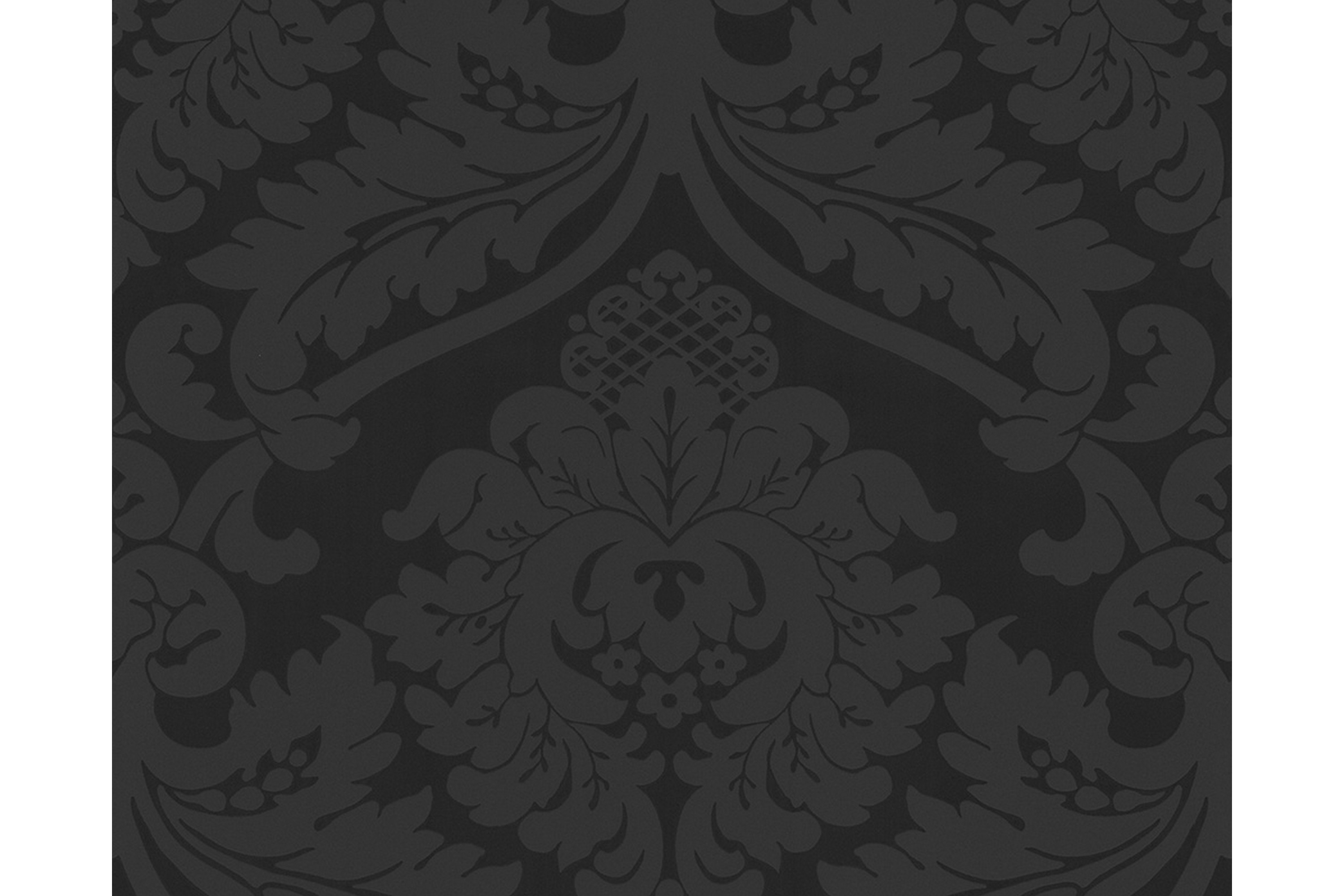 Barock Tapet Svart Vit Papper Svart AS Creation