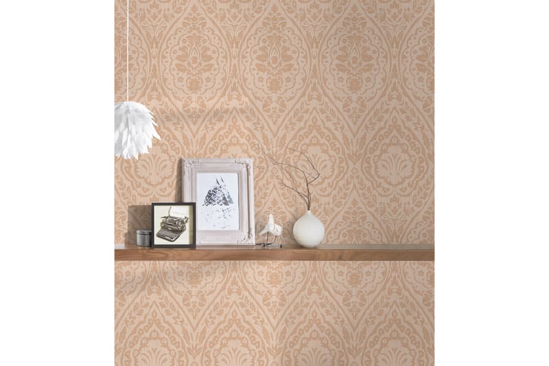 Barock Tapet Tessuto 2 Ovävd Beige - AS Creation - Inredning - Tapet - Mönstrad tapet