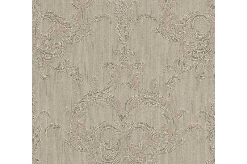 Barock Tapet Tessuto 2 Ovävd Brun Beige - AS Creation - Inredning - Tapet - Mönstrad tapet