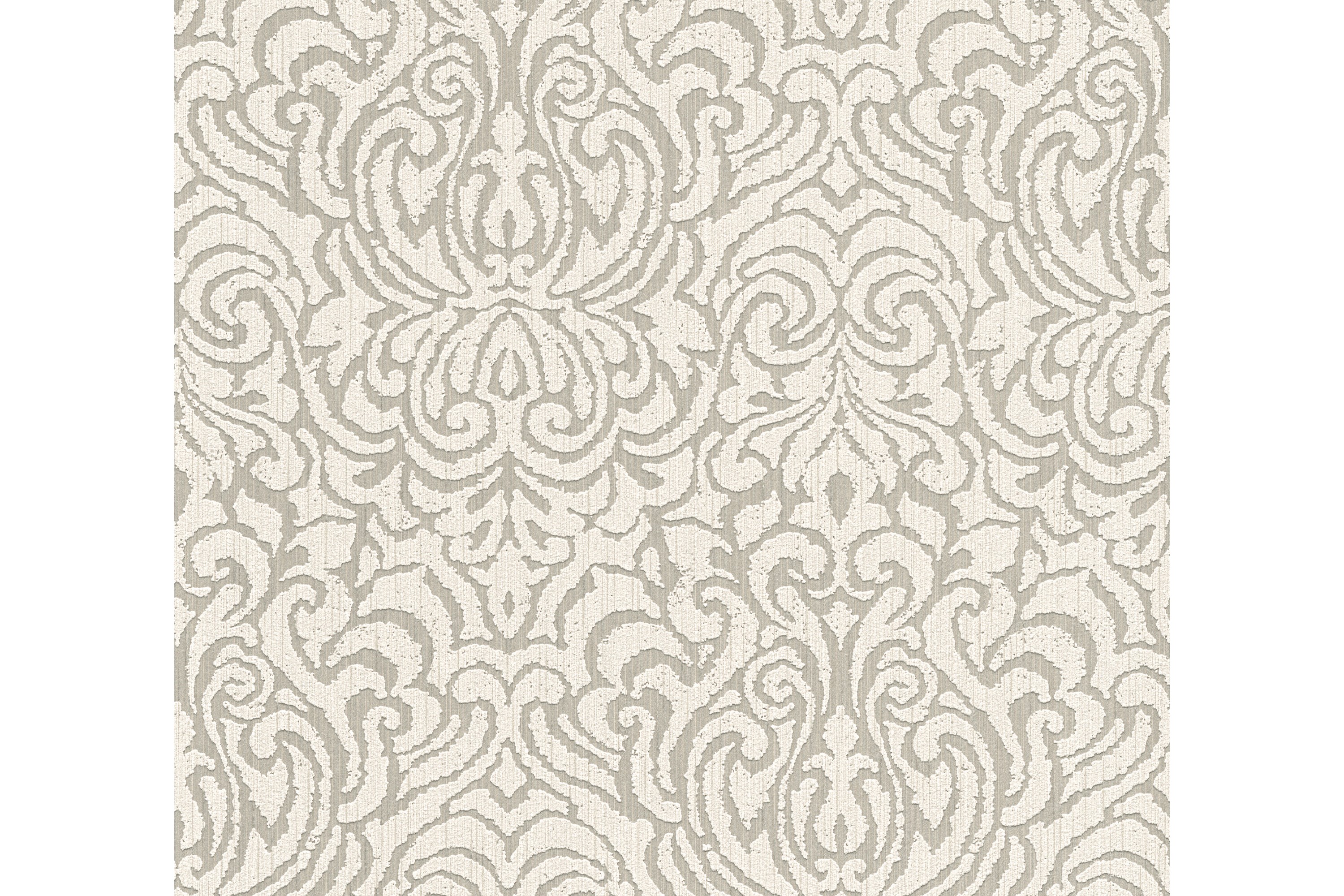 Barock Tapet Tessuto 2 Ovävd Beige Cream AS Creation