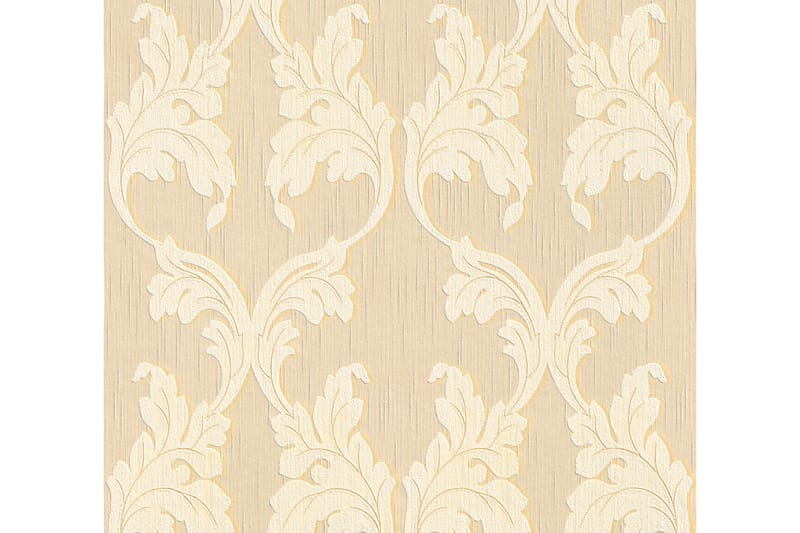 Barock Tapet Tessuto Ovävd Beige Gul - AS Creation - Inredning - Tapet - Mönstrad tapet