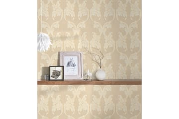 Barock Tapet Tessuto Ovävd Beige Gul - AS Creation - Inredning - Tapet - Mönstrad tapet