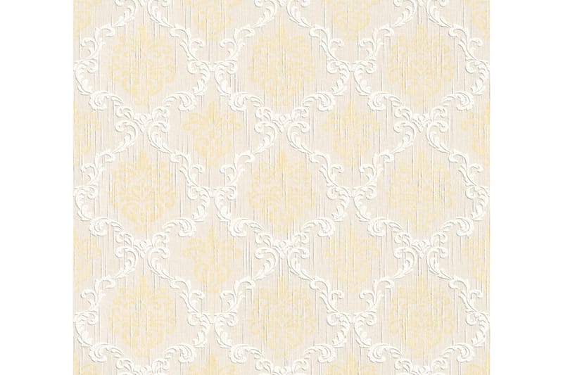 Barock Tapet Tessuto Ovävd Cream Guld - AS Creation - Inredning - Tapet - Mönstrad tapet