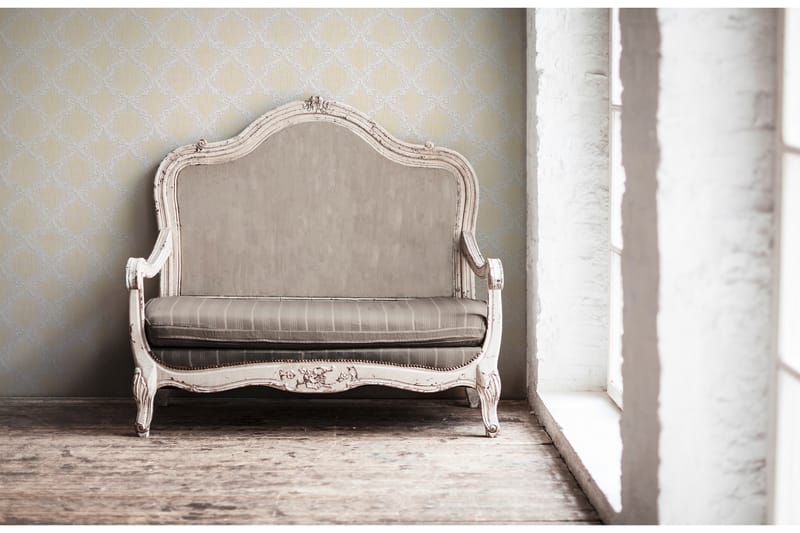 Barock Tapet Tessuto Ovävd Cream Guld - AS Creation - Inredning - Tapet - Mönstrad tapet