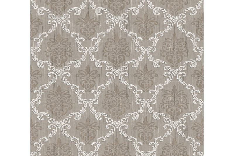 Barock Tapet Tessuto Ovävd Grå Beige - AS Creation - Inredning - Tapet - Mönstrad tapet
