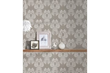 Barock Tapet Tessuto Ovävd Grå Beige - AS Creation - Inredning - Tapet - Mönstrad tapet