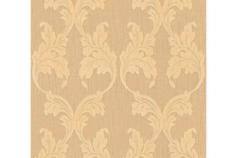 Barock Tapet Tessuto Ovävd Orange Beige - AS Creation - Inredning - Tapet - Mönstrad tapet