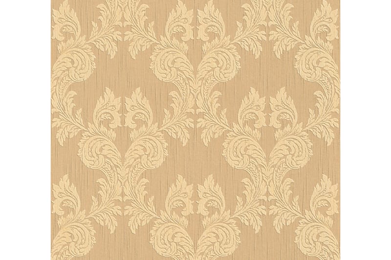 Barock Tapet Tessuto Ovävd Orange Beige - AS Creation - Inredning - Tapet - Mönstrad tapet