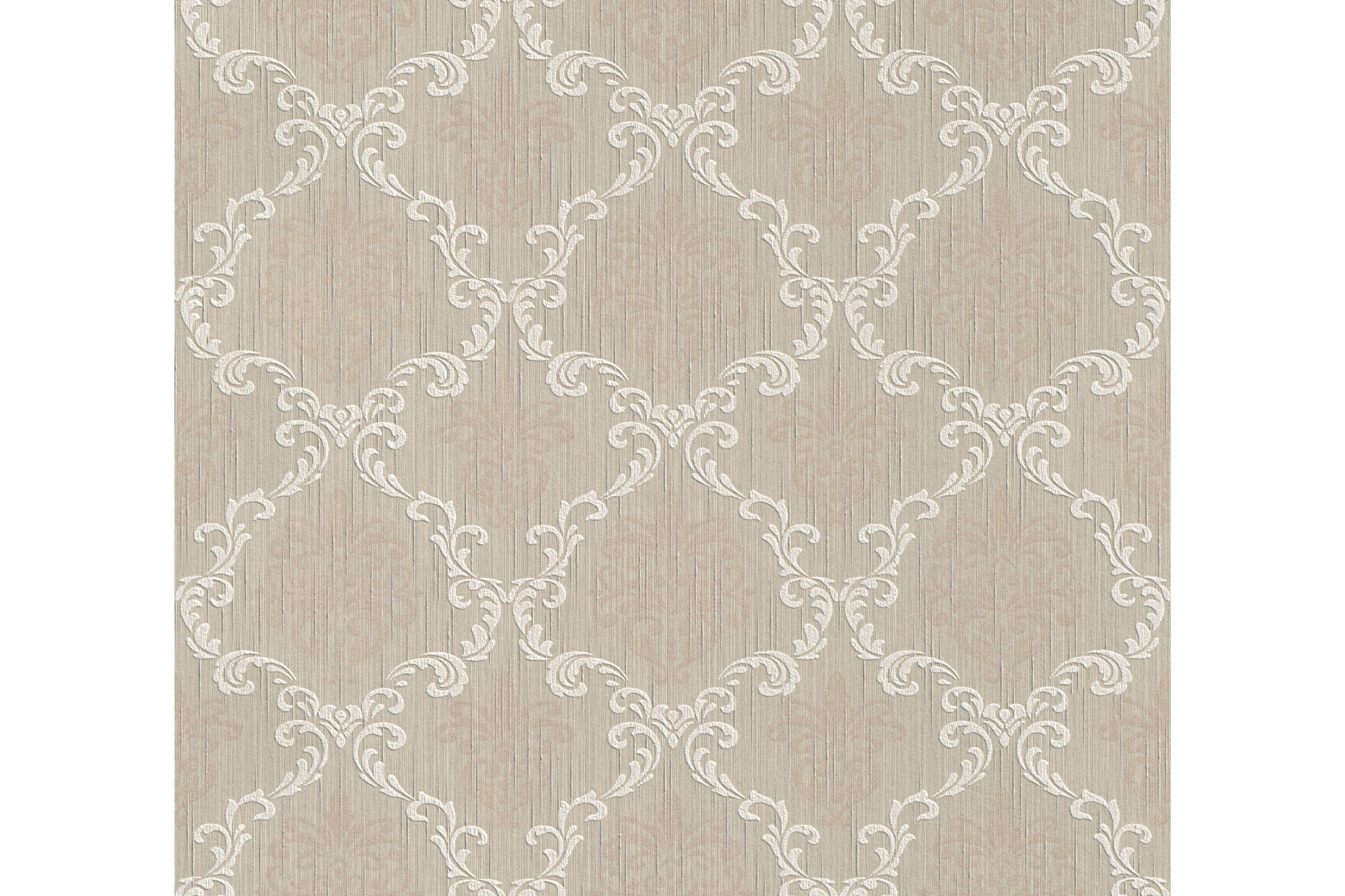 Barock Tapet Tessuto Ovävd Beige AS Creation