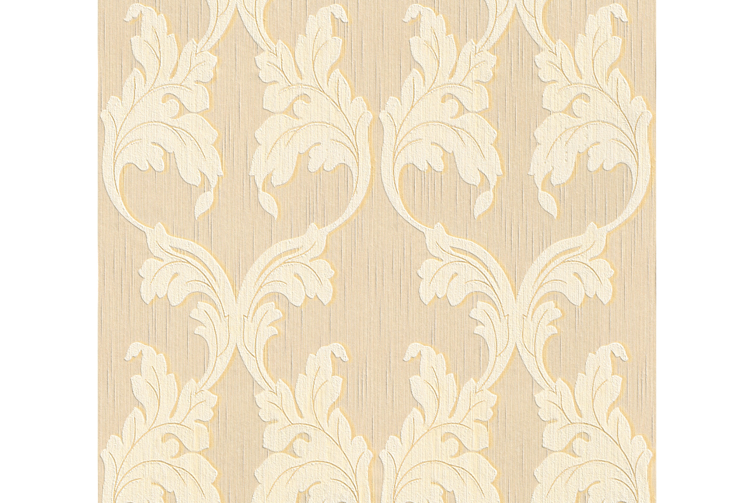 Barock Tapet Tessuto Ovävd Beige Gul AS Creation