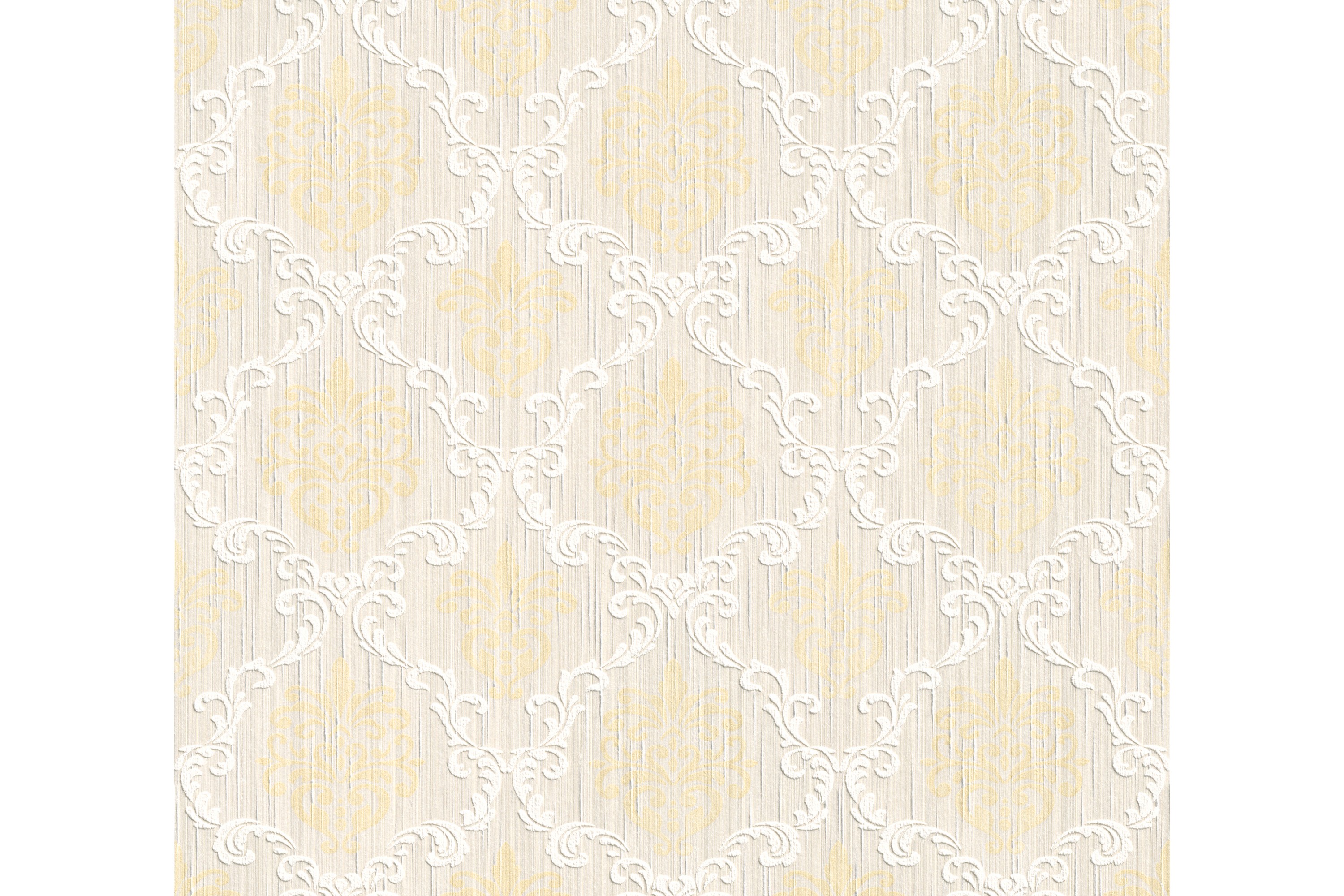Barock Tapet Tessuto Ovävd Cream Guld AS Creation