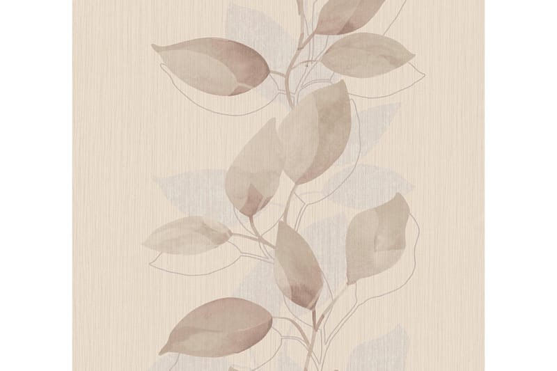 Blommig Tapet Attractive Ovävd Beige - AS Creation - Inredning - Tapet - Mönstrad tapet